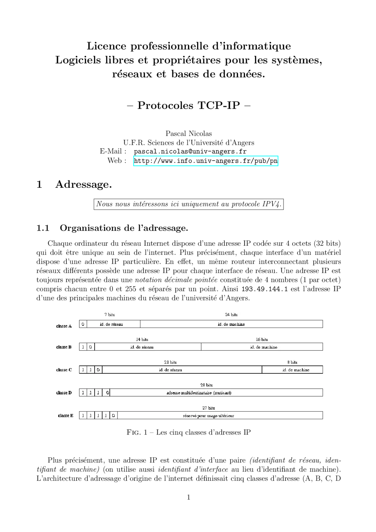Protocoles TCP-IP - Maîtriser les bases des réseaux
