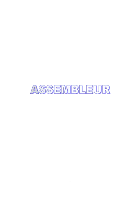 Assembleur