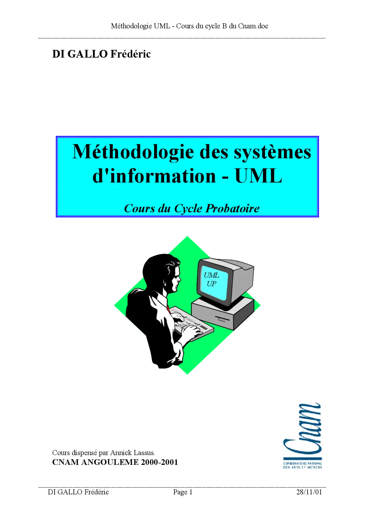Méthodologie SI - Maîtriser UML pour la conception