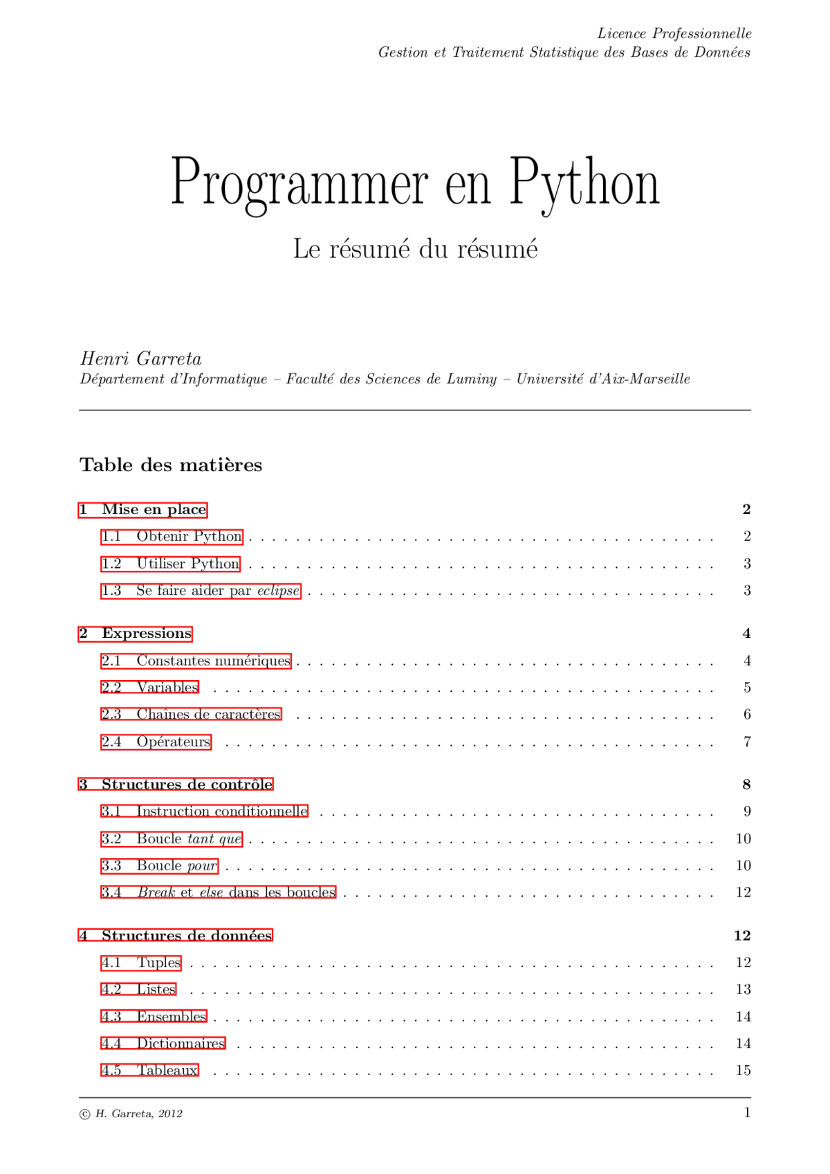 Python - Apprendre la programmation de A à Z