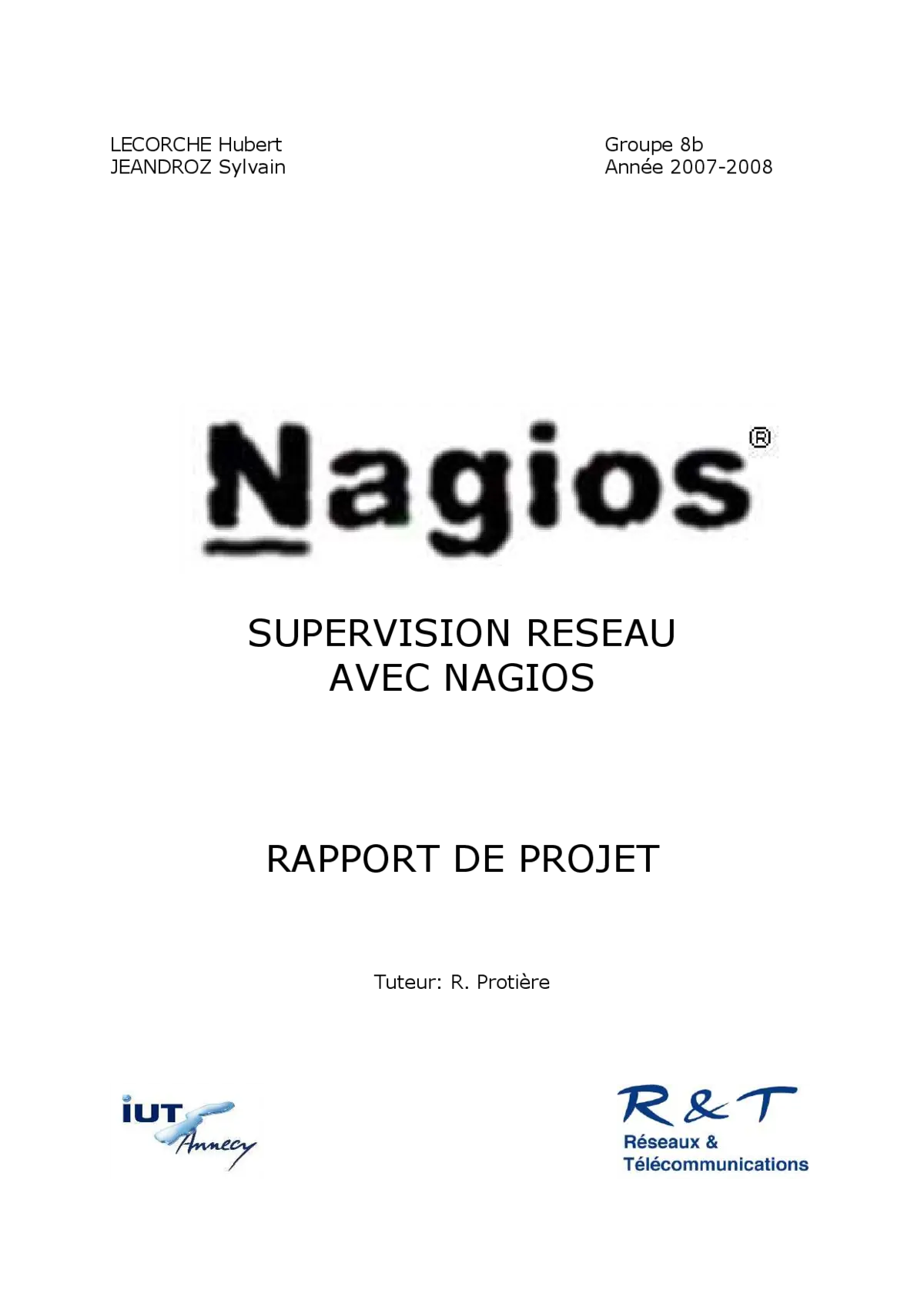Supervision Réseau: NAGIOS pour Gestion Optimale