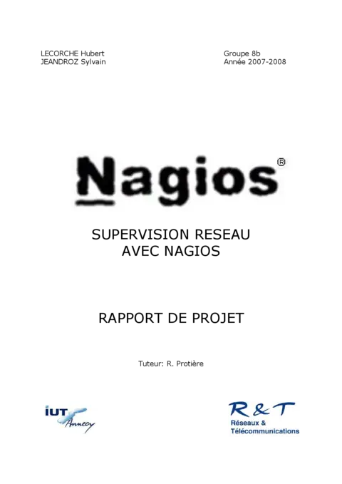 Supervision réseau avec NAGIOS