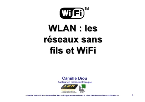 WiFi et sans fils (WLAN)