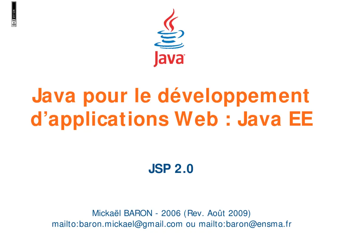 Servlet JSP 2: Bases Dev Web Java