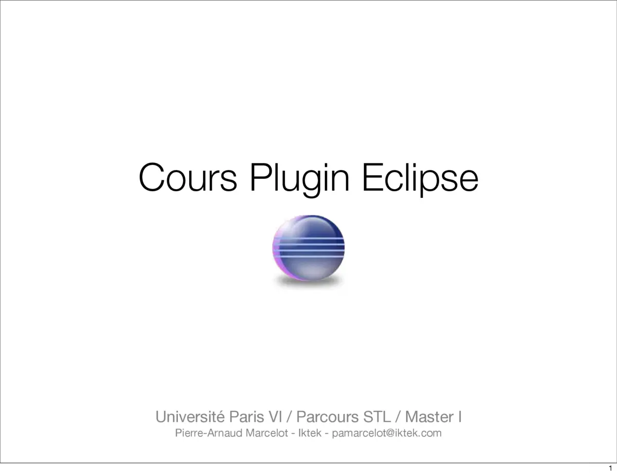 Plugins Eclipse - Maîtriser les extensions pour développeurs