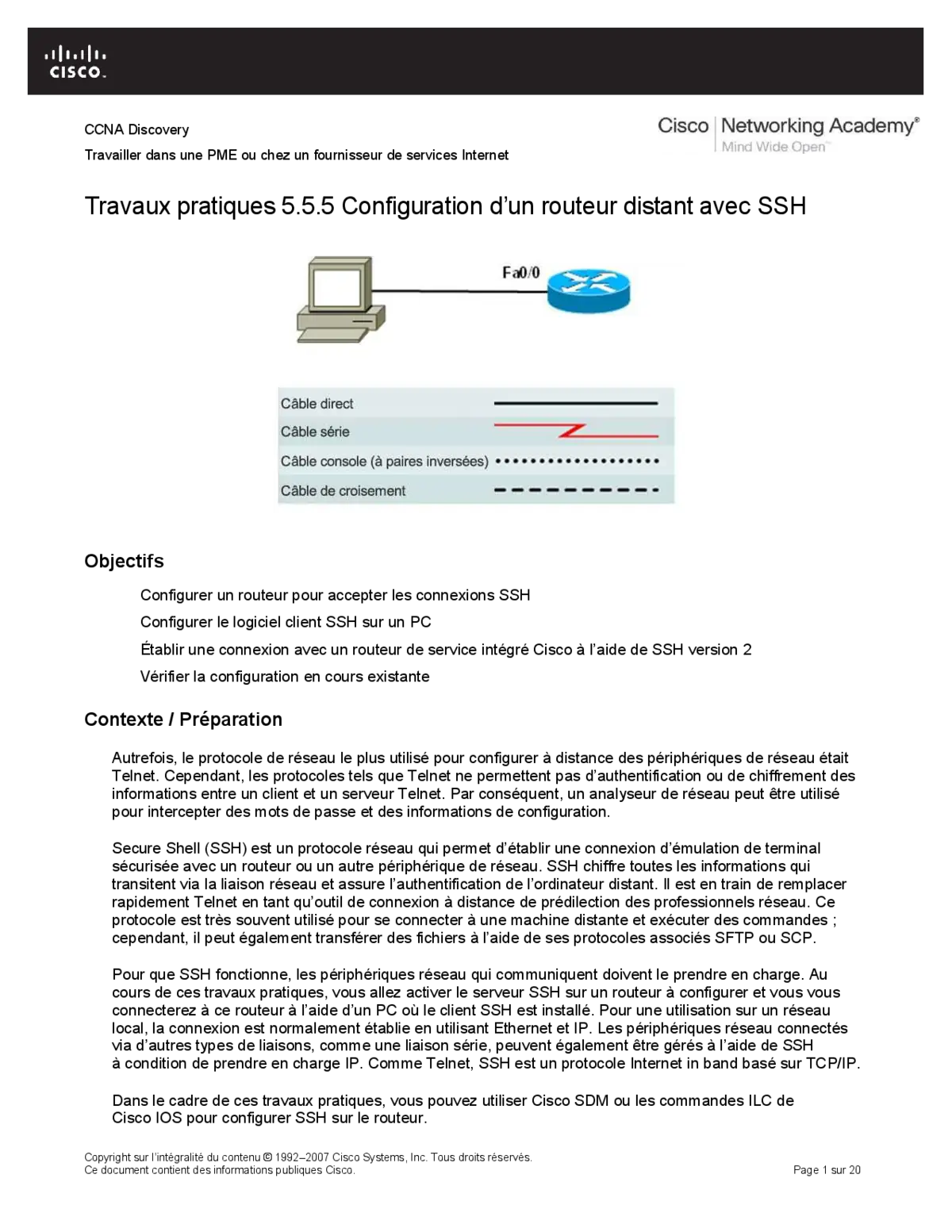 Configuration Routeur Cisco - Maîtriser les Bases Réseau