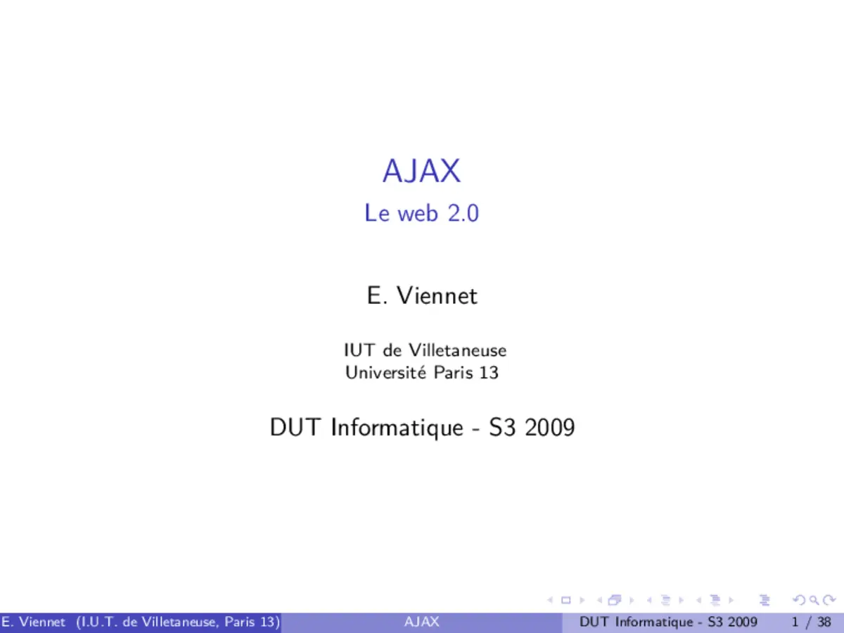 Ajax - Maîtriser le Web 2.0 dynamique