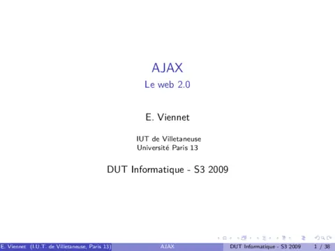 Ajax le web 2.0