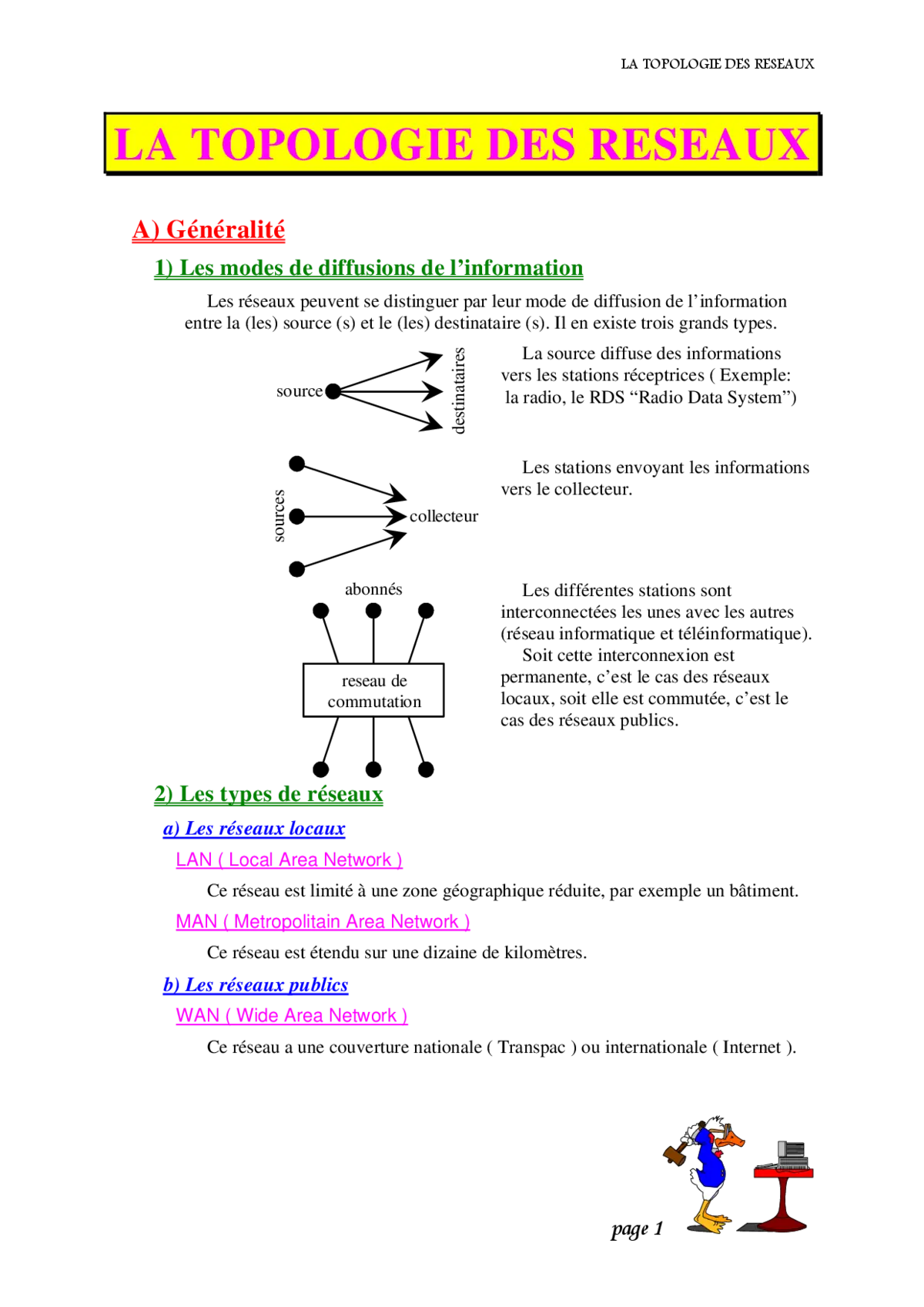 Topologie des réseaux - Comprendre les architectures réseau