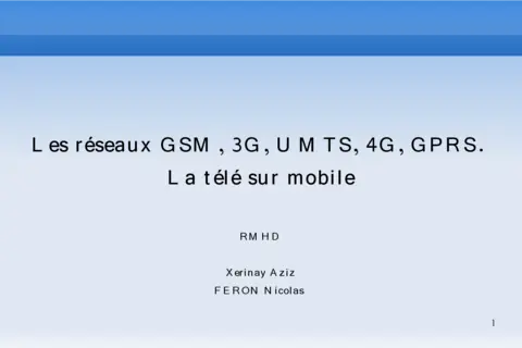 GSM, 3G, UMTS, 4G, GPRS