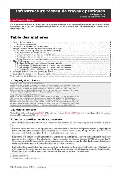 Infrastructure réseau