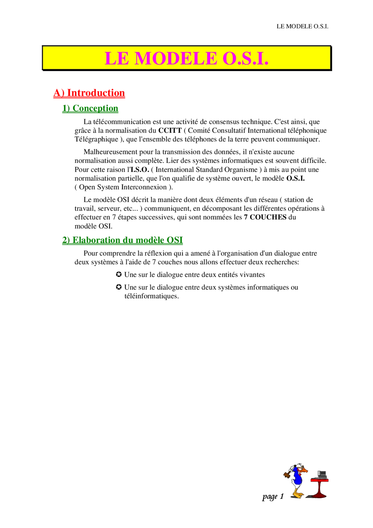 Modèle OSI - Comprendre les couches réseau