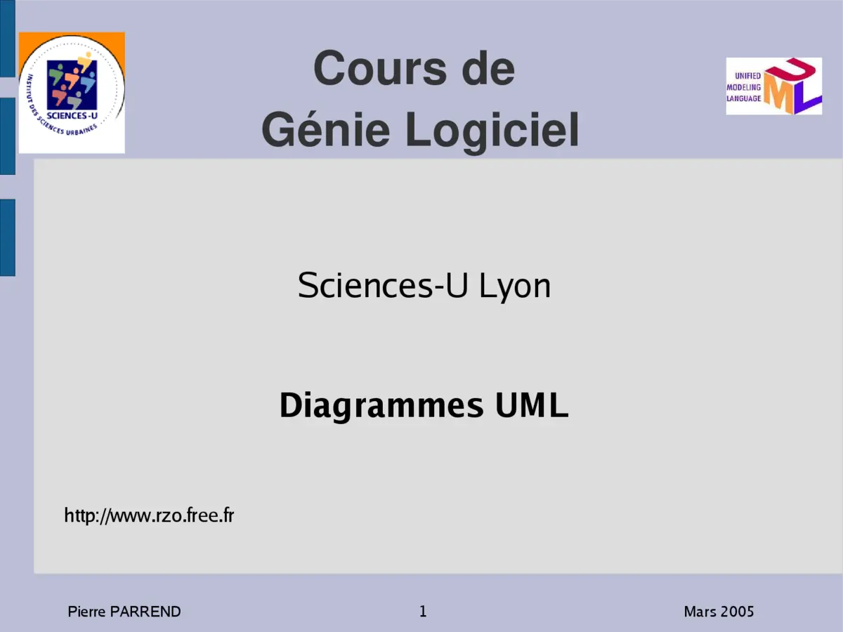 Diagrammes UML - Introduction aux bases partie 1