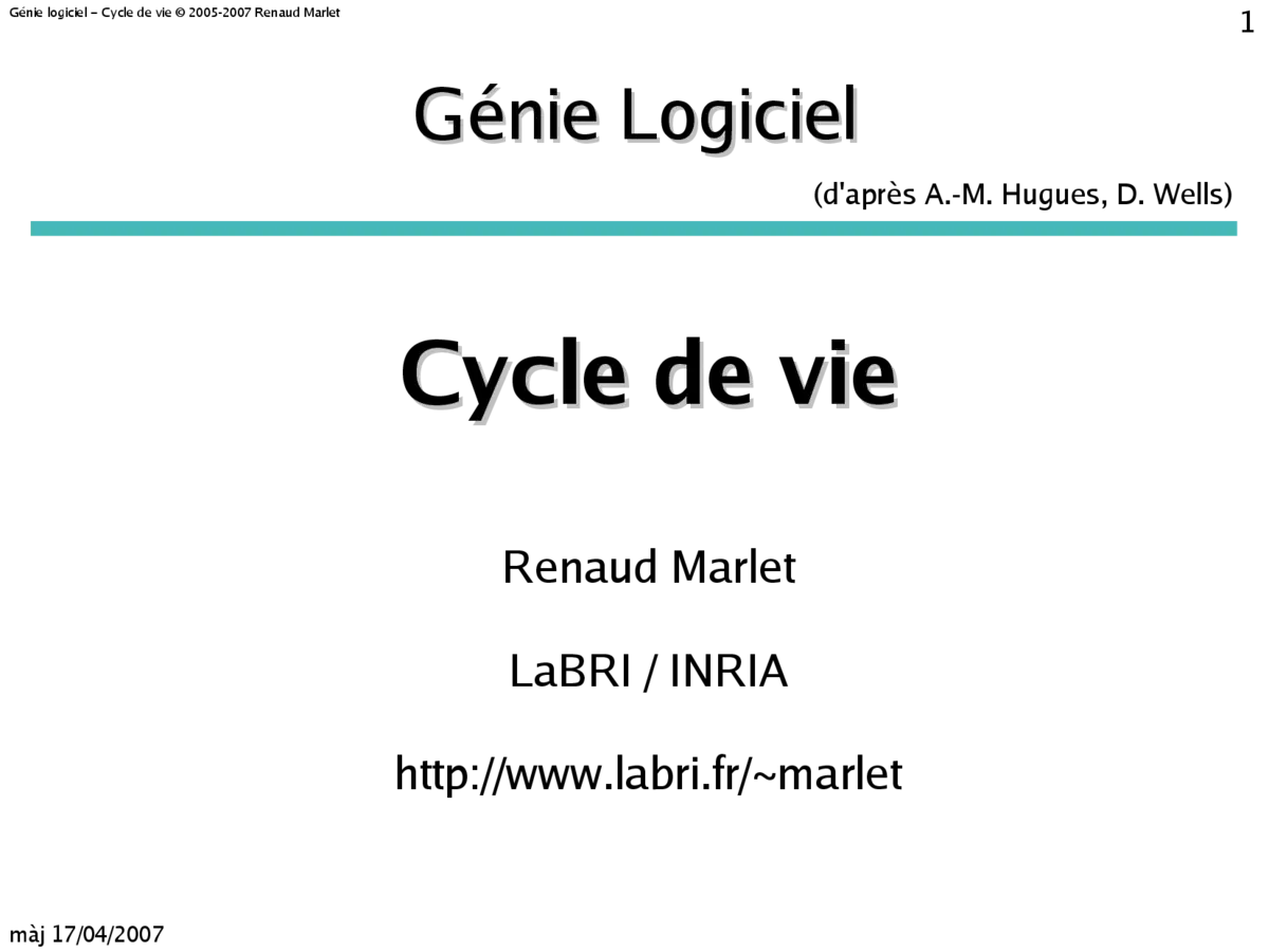 Cycle de vie du logiciel - Maîtriser les étapes clés