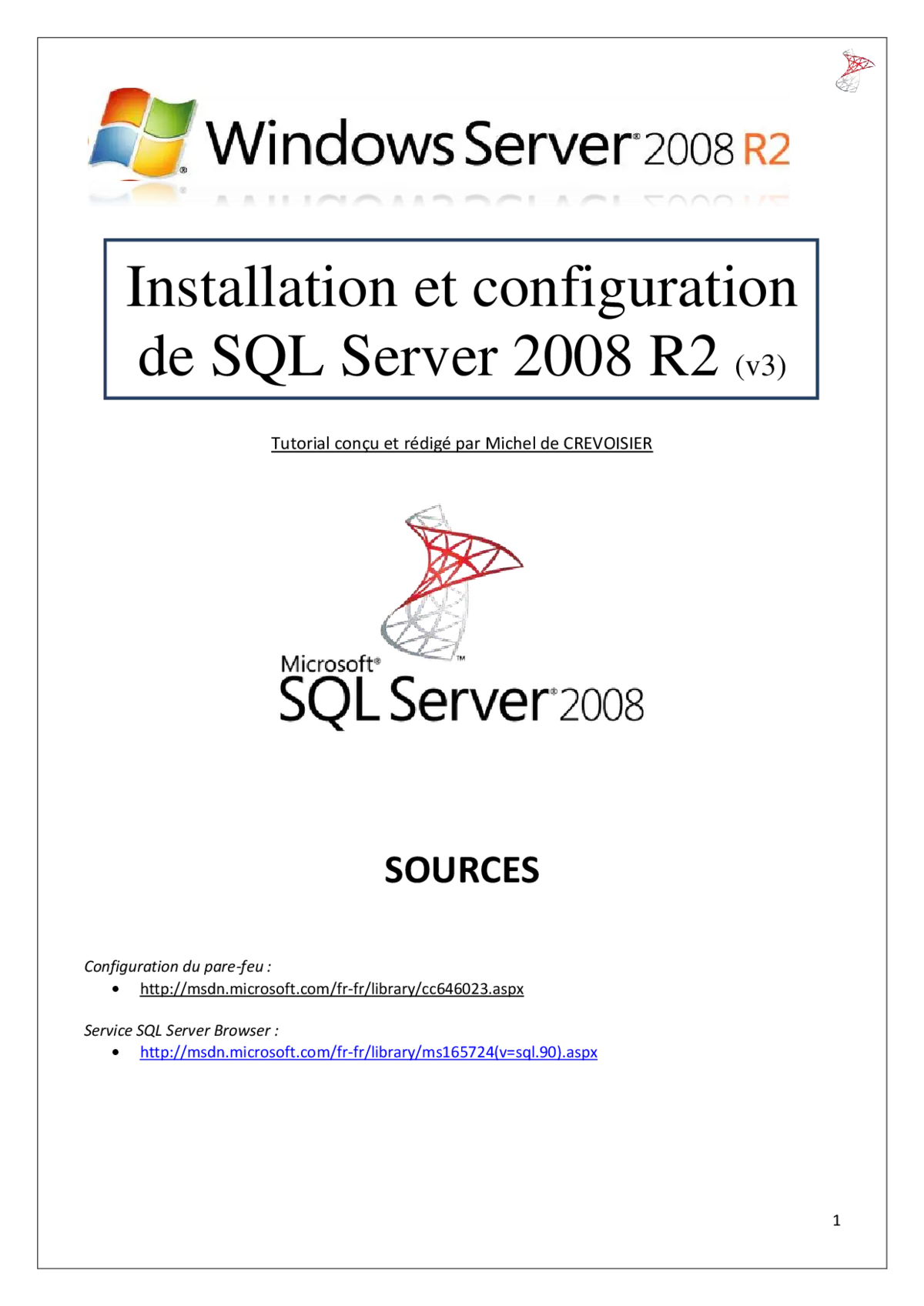 Installation de SQL Server 2008 - Guide Complet