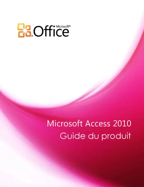 Guide Microsoft Access 2010