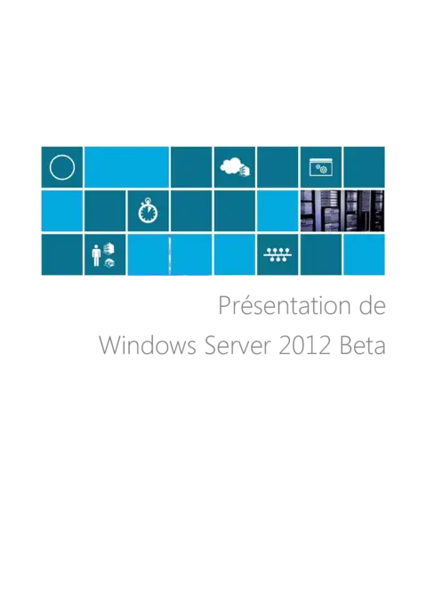 Présentation de Windows Server 2012