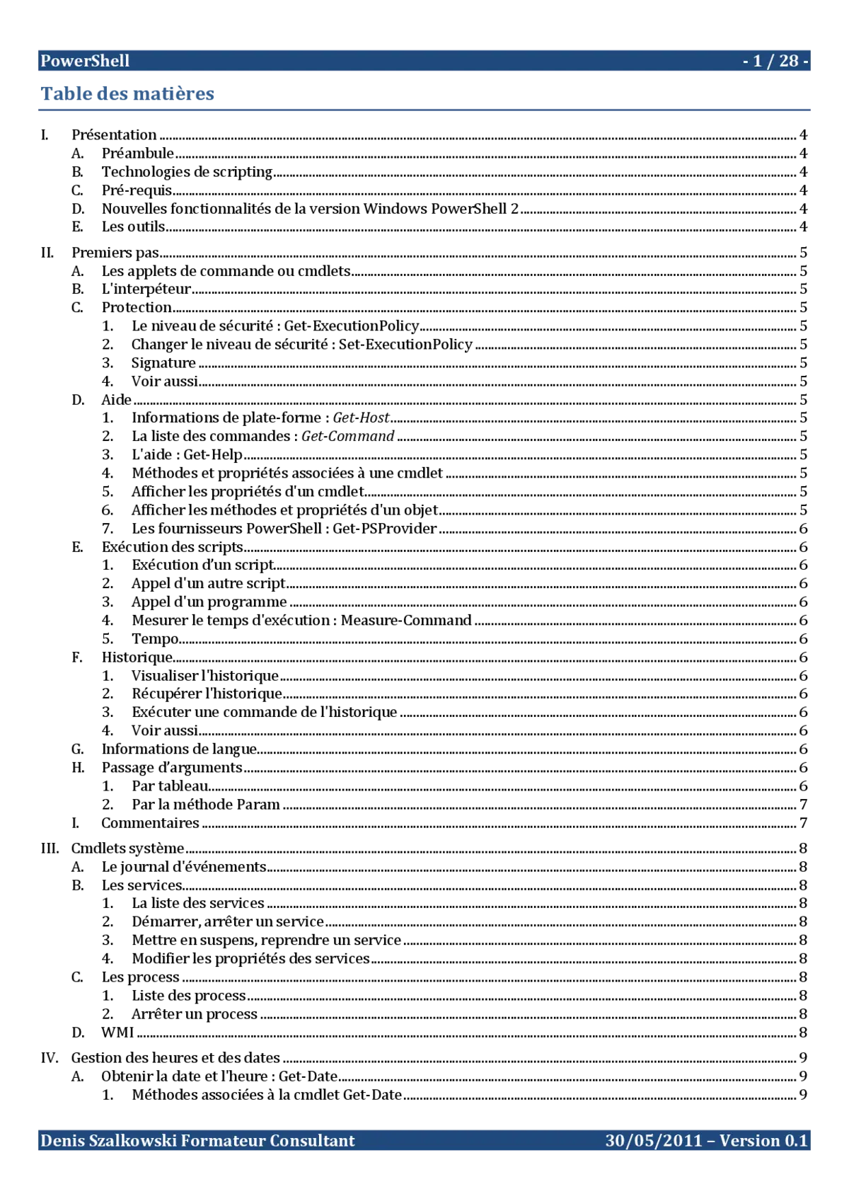 PowerShell - Maîtriser les supports de cours efficaces