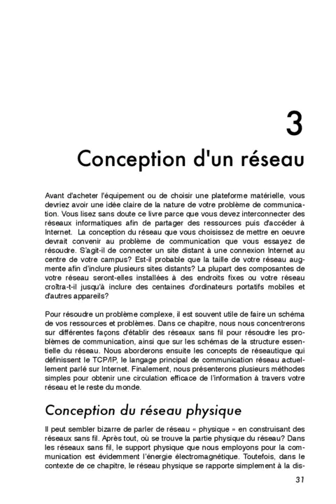 Conception d'un réseau informatique