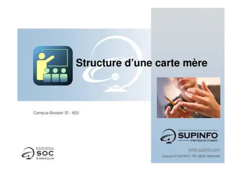 Structure d’une carte mère