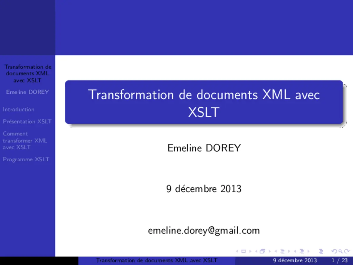 XSLT - Transformation XML efficace