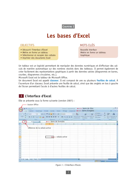 Les bases d’Excel