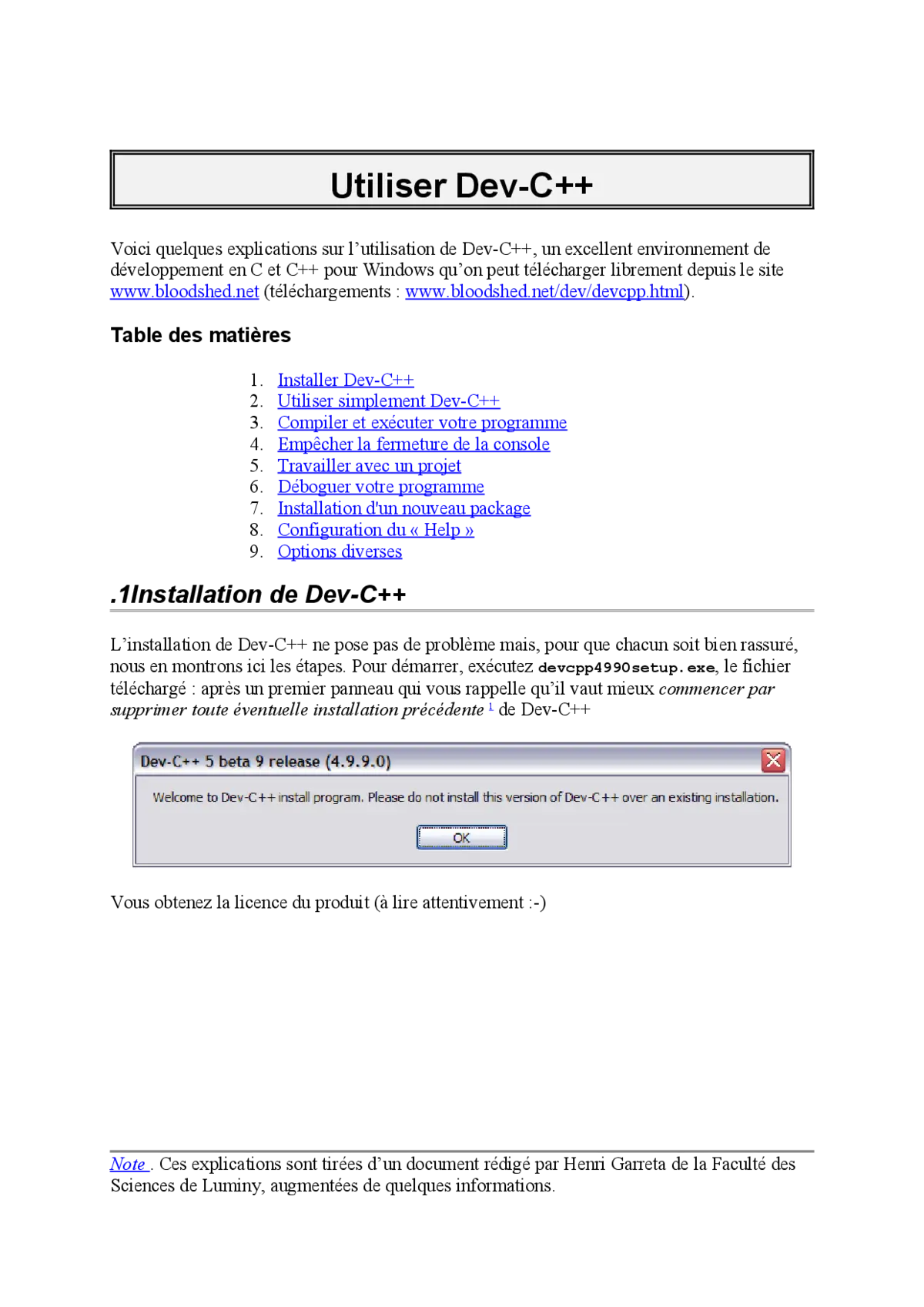 Dev-C++ - Maîtriser les Bases de la Programmation en C++