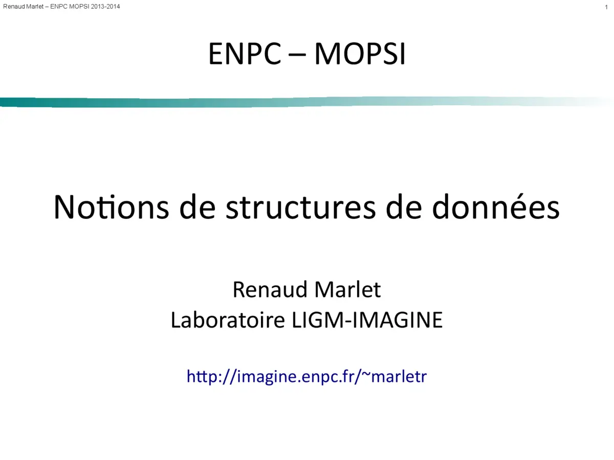 Structures de données - Comprendre les bases essentielles