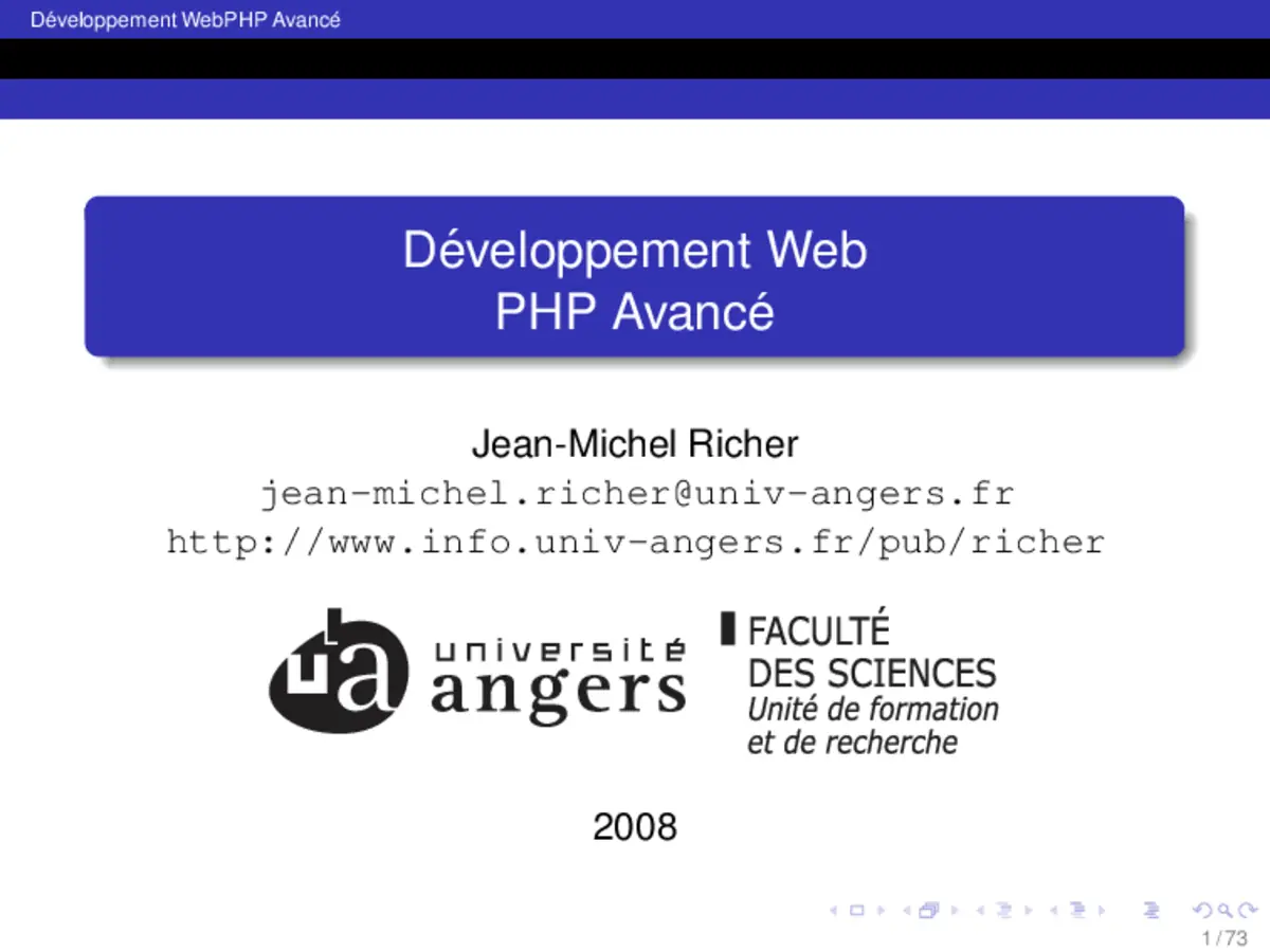 Dev Web PHP Avancé: Techniques Expertes