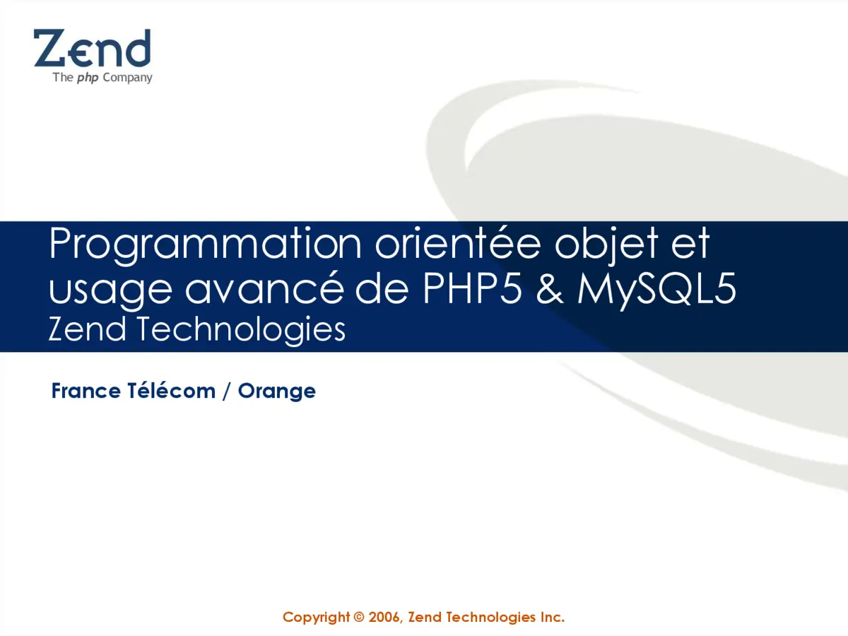 PHP5 & MySQL5 avancé - Maîtriser les techniques expertes