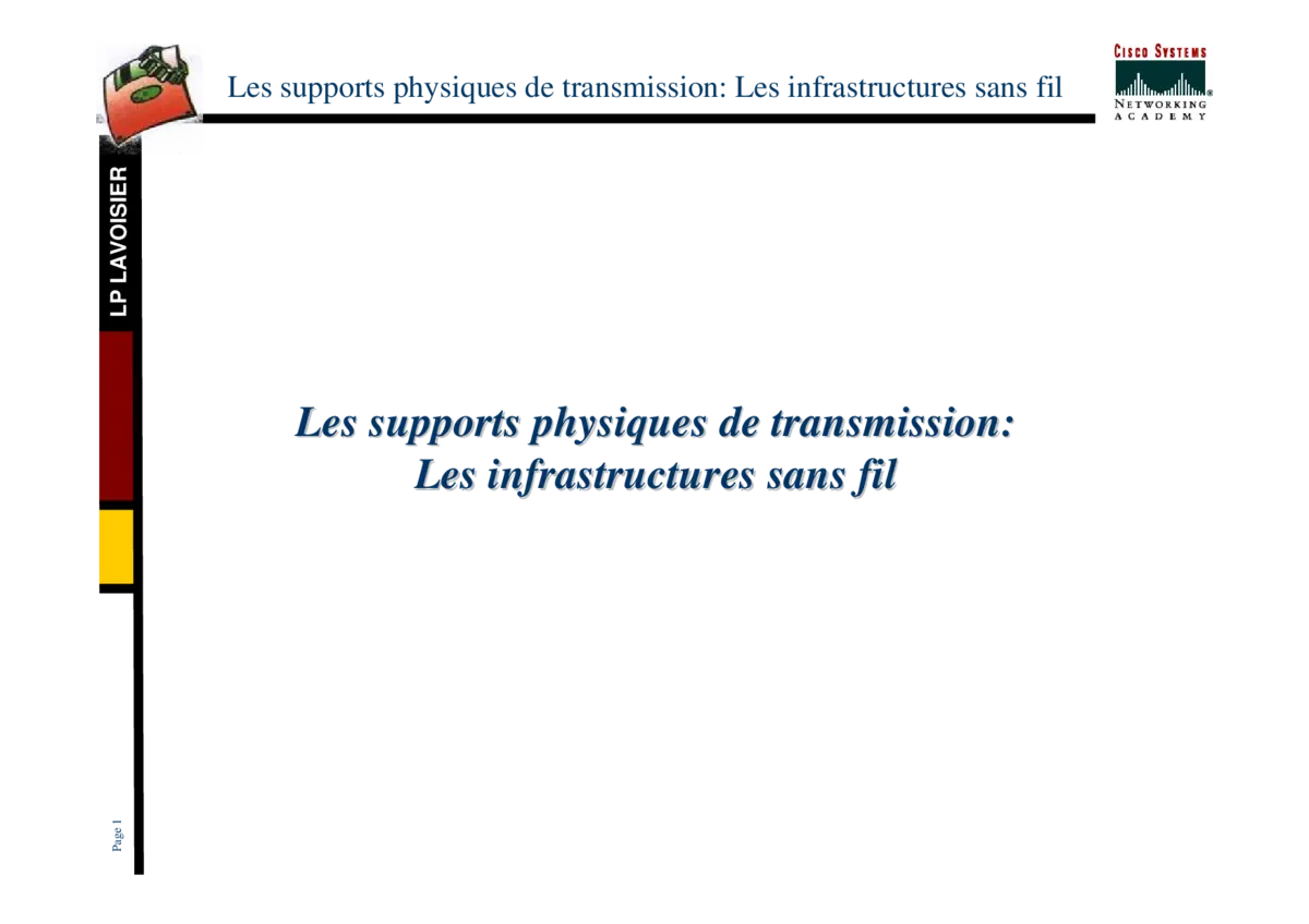 Infrastructures sans fil - Maîtriser les réseaux WiFi