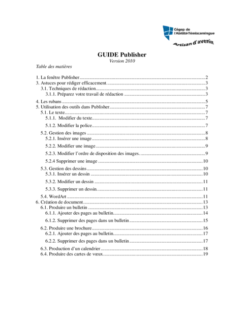 GUIDE Publisher 2010