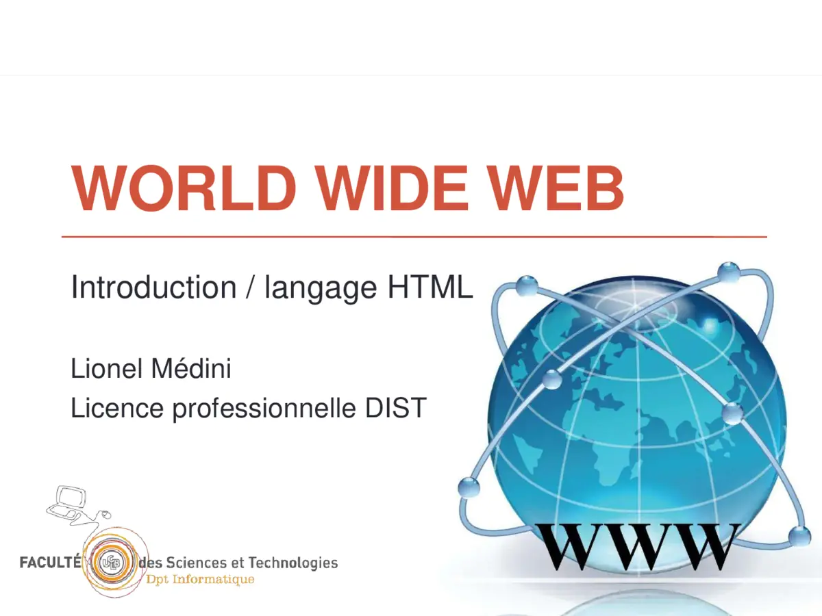 Le Web: Exploration du World Wide Web