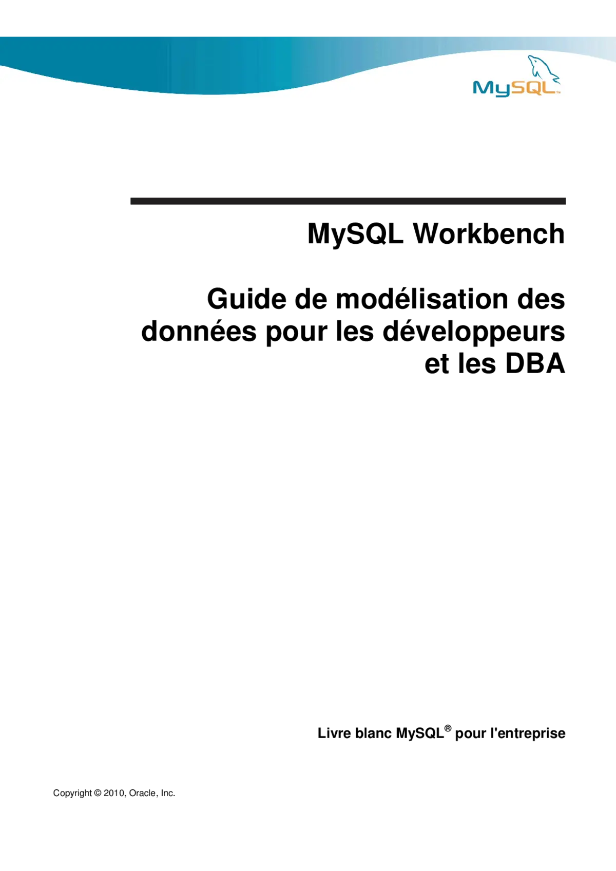 MySQL Workbench - Maîtriser la gestion de bases de données