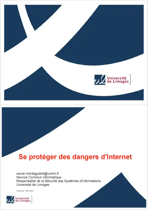 Se protéger des dangers d'Internet