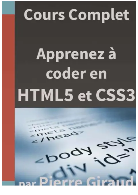 Apprenez à coder en HTML5 et en CSS3