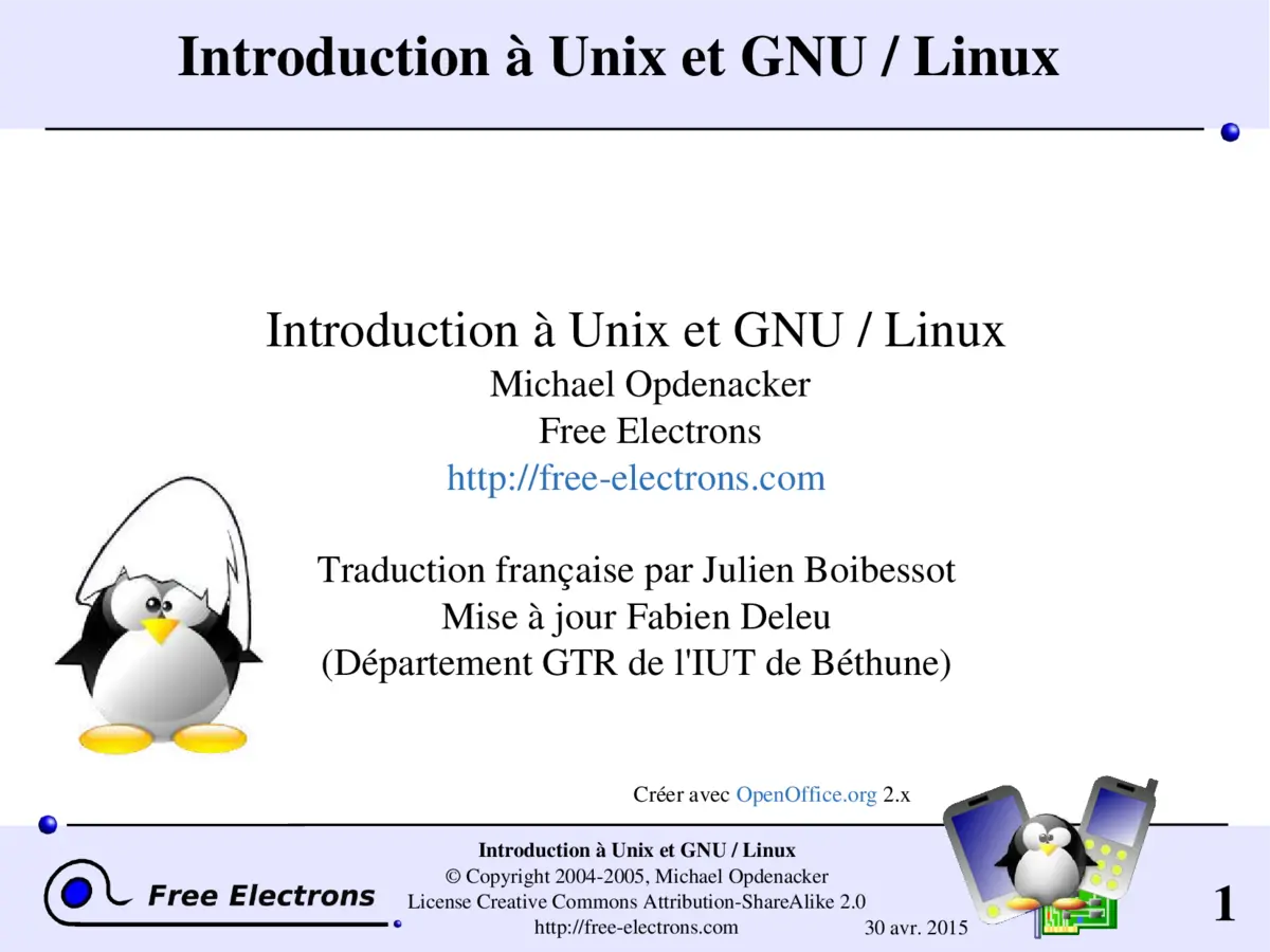 Unix et GNU/Linux - Découverte des bases du système