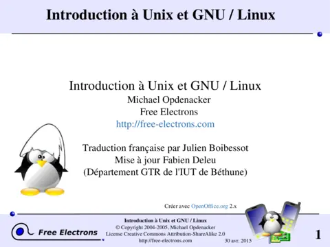 Introduction à Unix et GNU / Linux