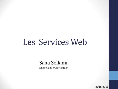 Les Services Web