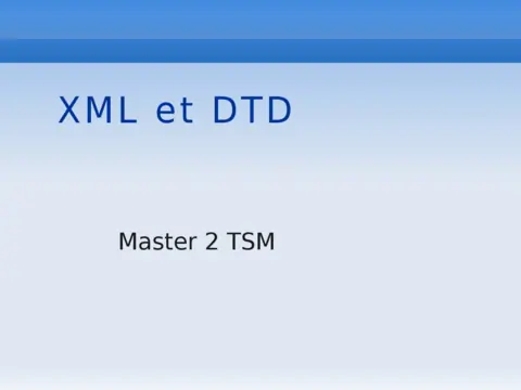 xml et dtd
