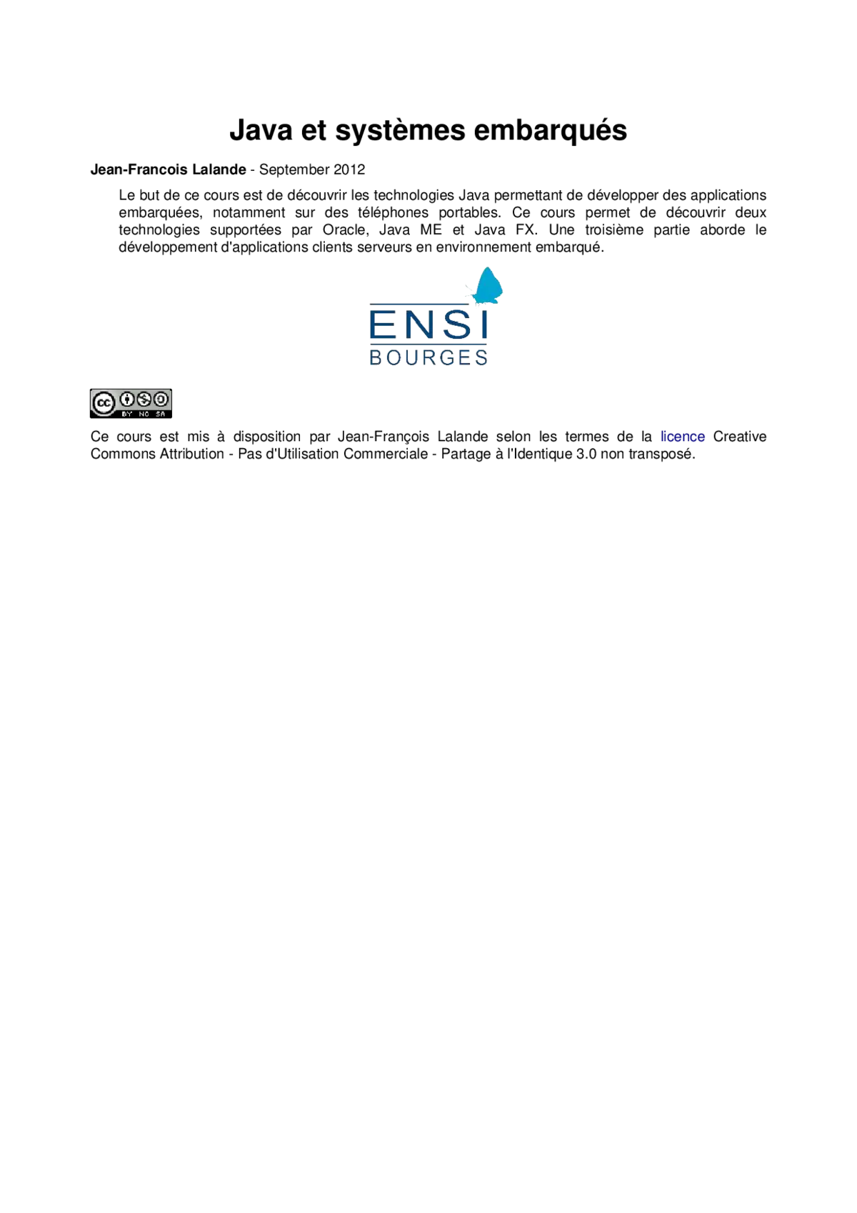 Java embarqué - Développer pour systèmes embarqués