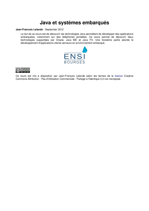 Java et systèmes embarqués