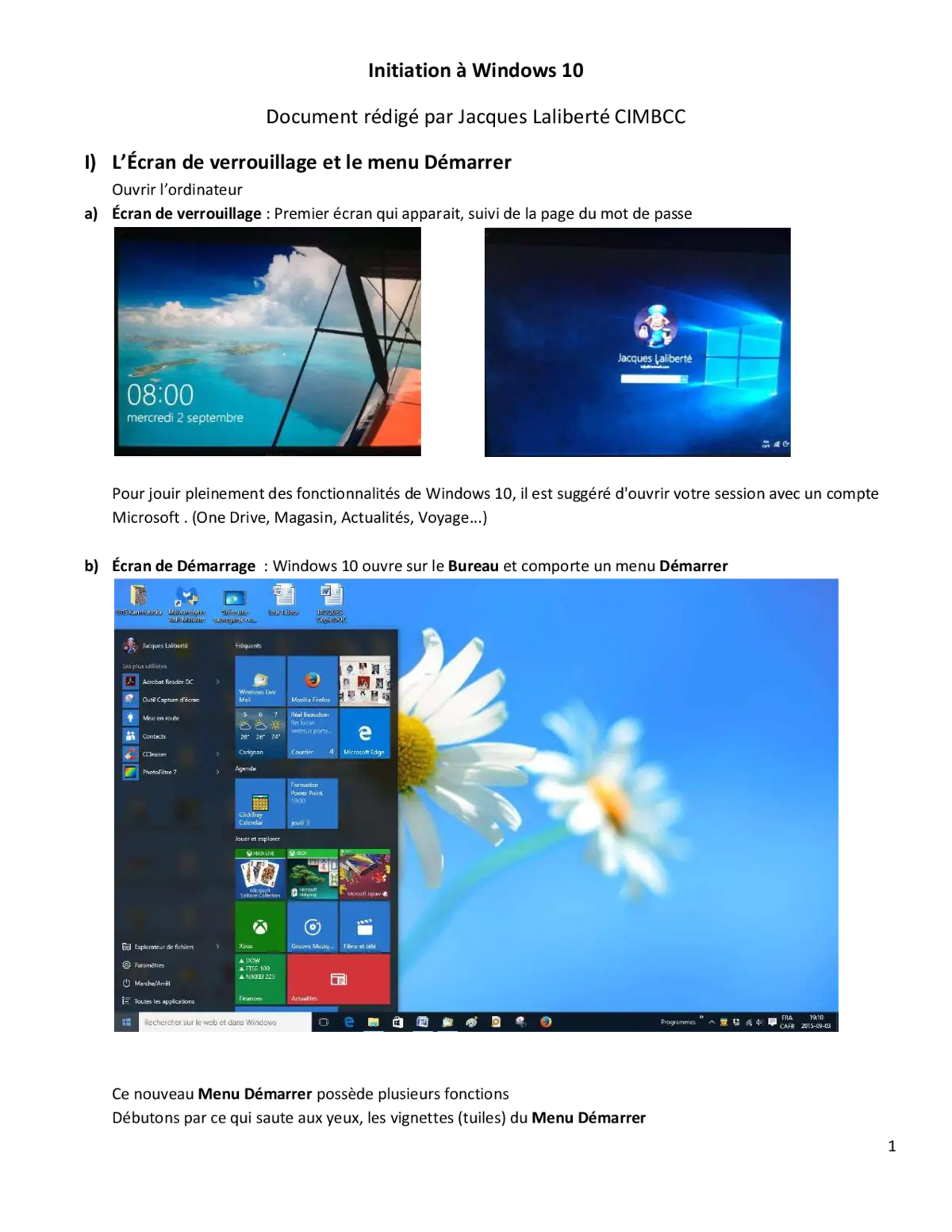 Windows 10 - Découverte des bases et prise en main