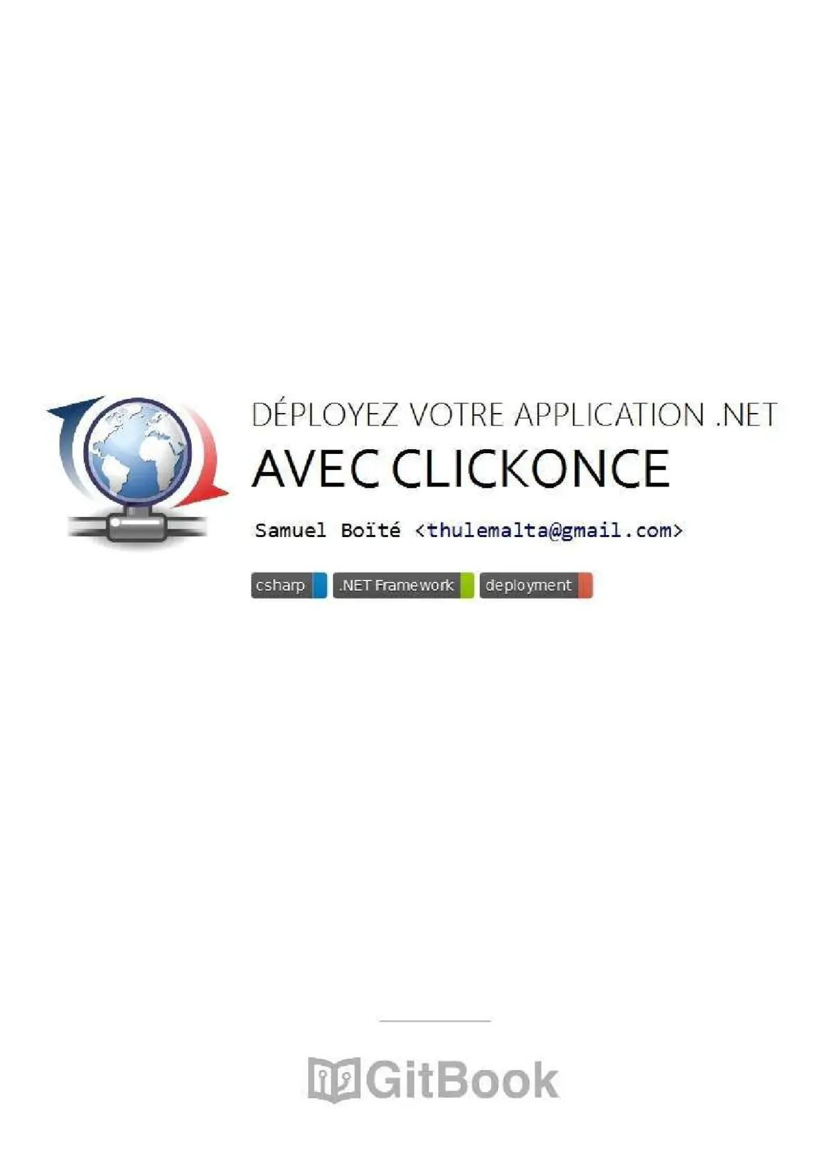 Déploiement .NET - Publier avec ClickOnce