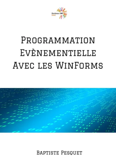 Programmation évènementielle avec les WinForms