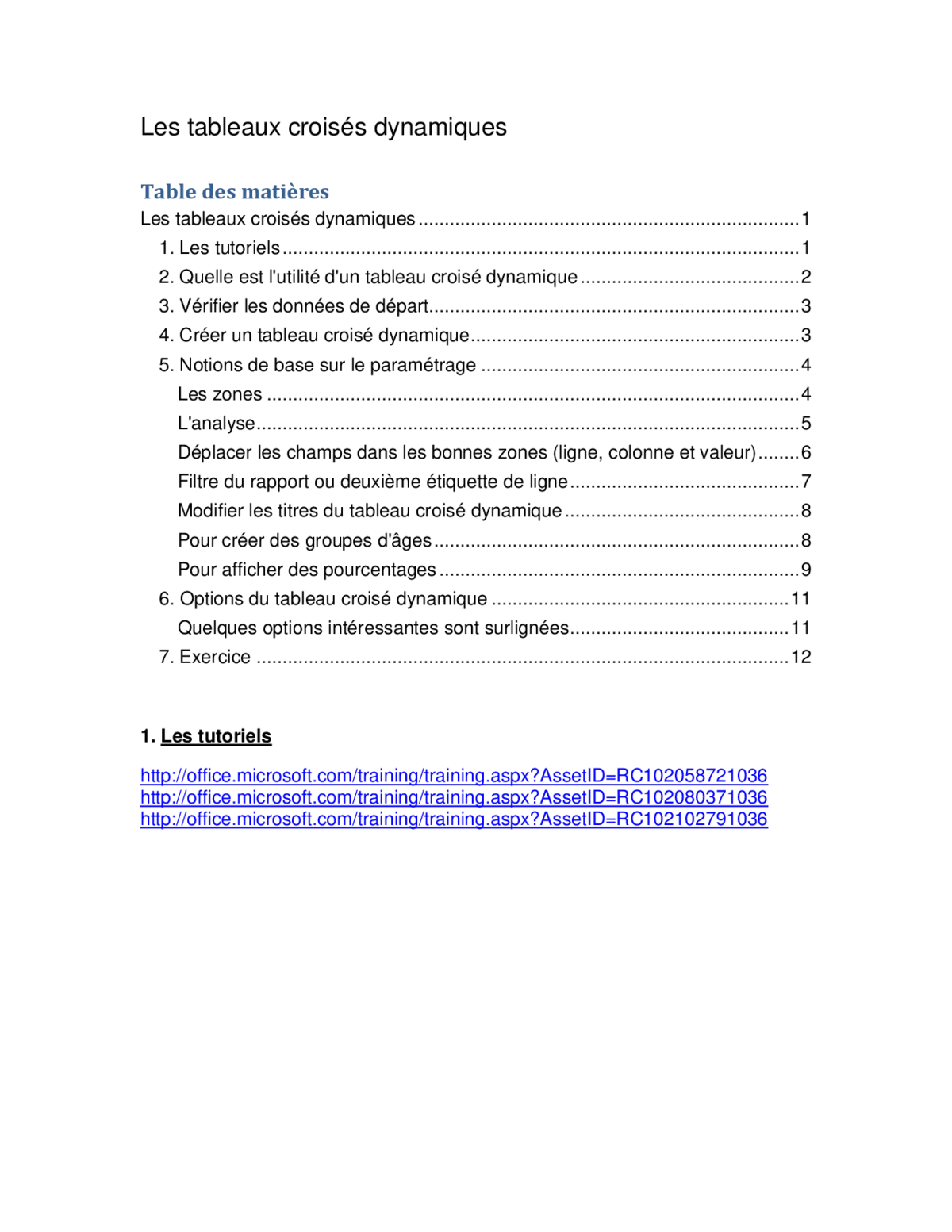 Tableaux croisés dynamiques - Maîtriser l'analyse de données