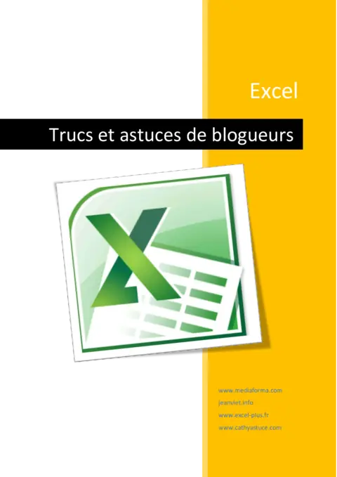 Excel Trucs et astuces de blogueurs