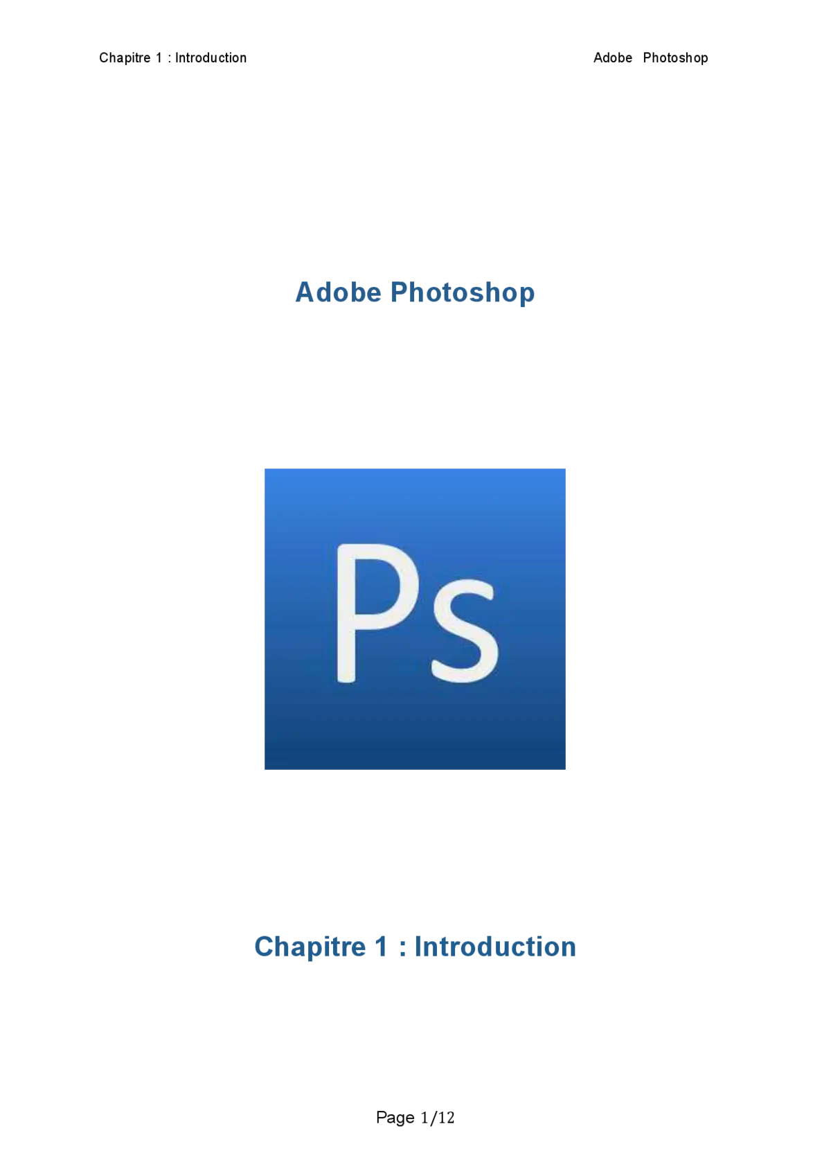 Photoshop - Bases pour débutants