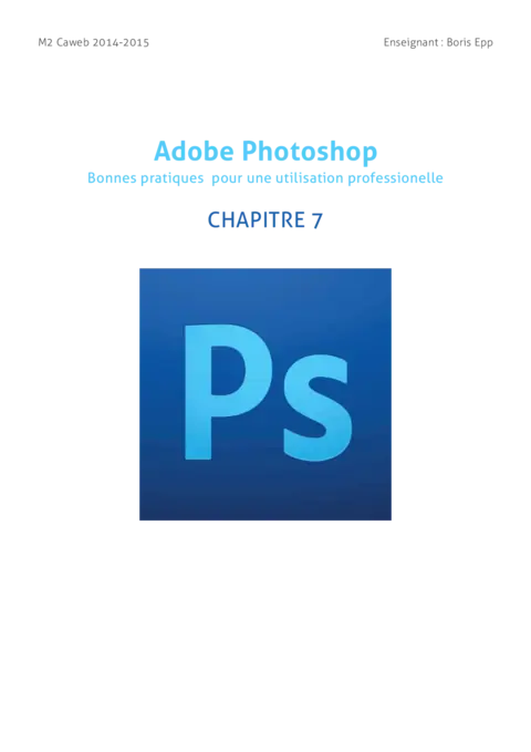 Adobe Photoshop - Les scripts