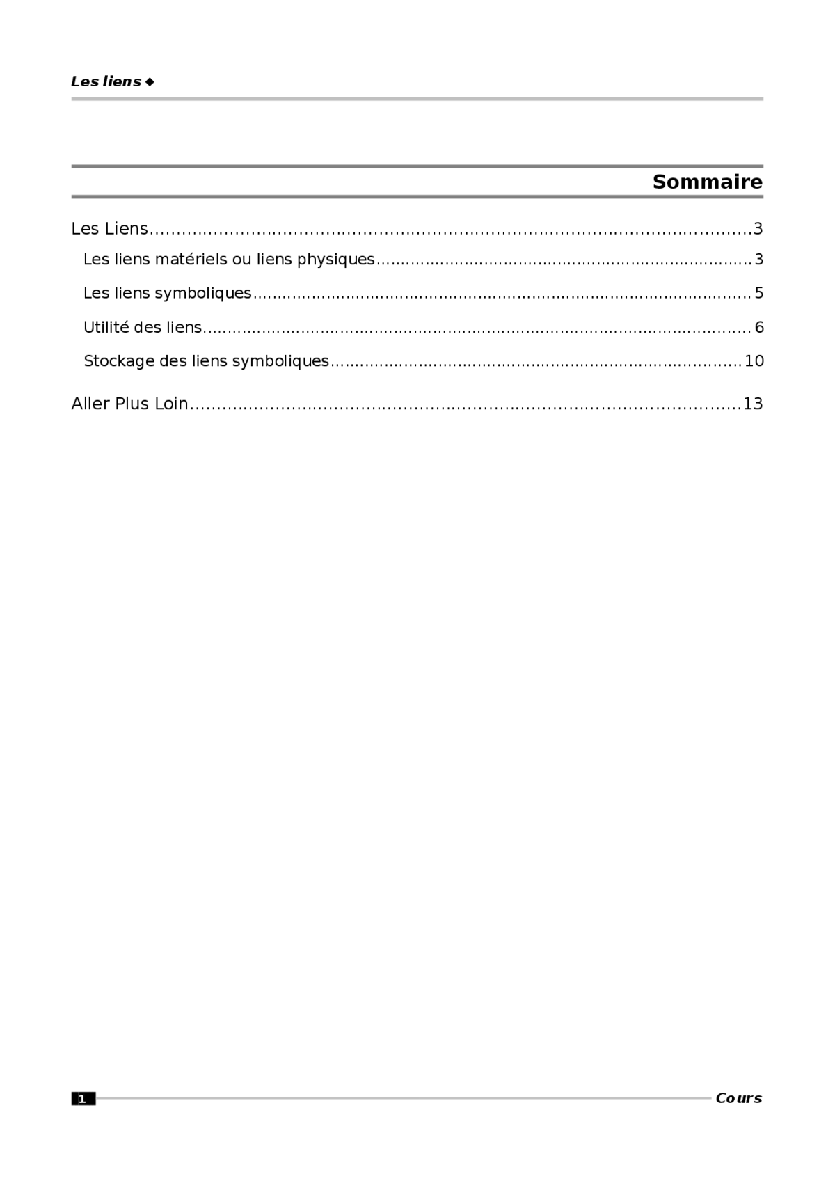 Liens sous Linux: Liens Symboliques & Physiques